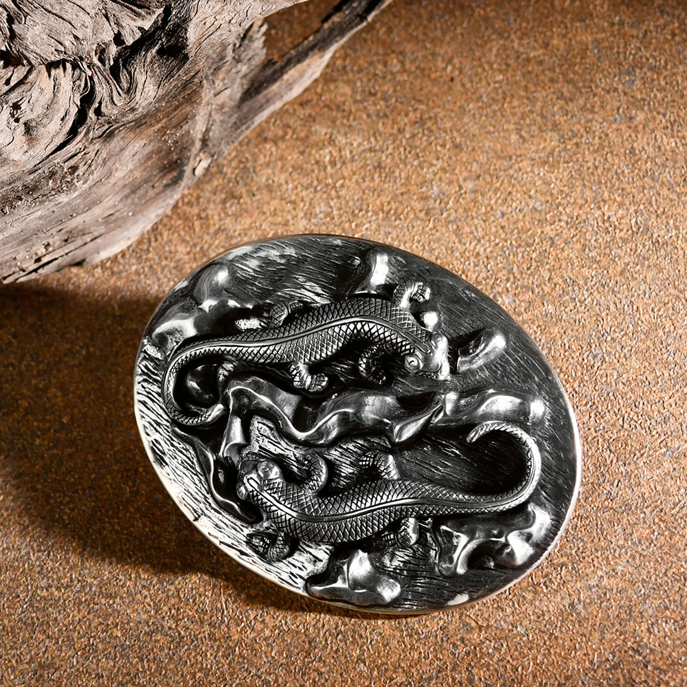 法國庇里牛斯火蝾螈 造型皮帶扣 / 皮帶頭 - 現貨