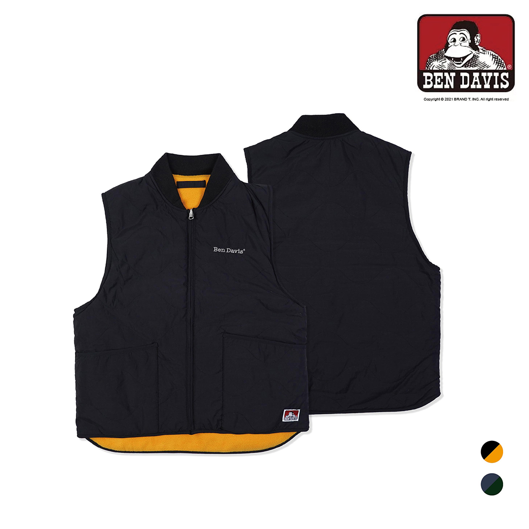 【 BEN DAVIS | 雙面穿雙色工作背心 - 2色 】