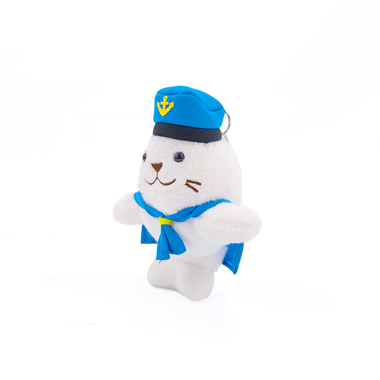 Seal in Sailor Constume Plush Keychain