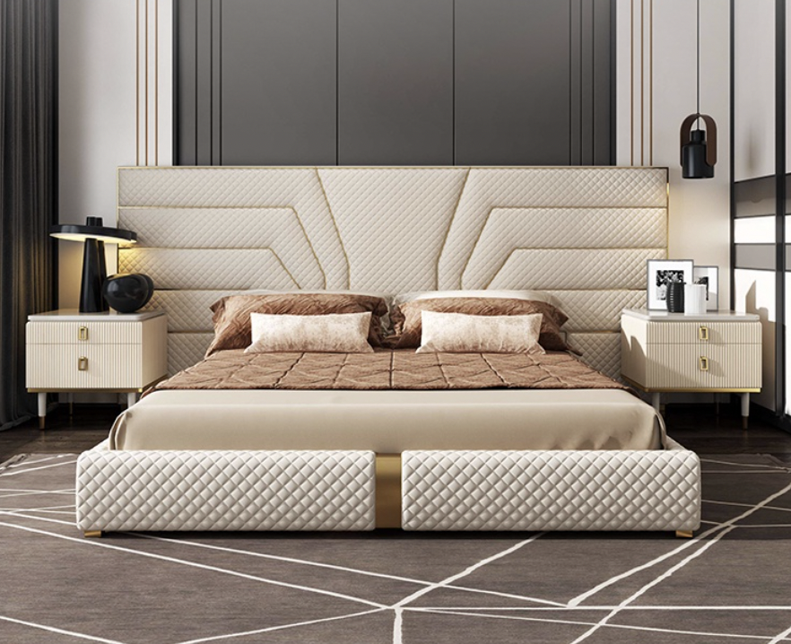 義式輕奢皮床 AOZ-BL005