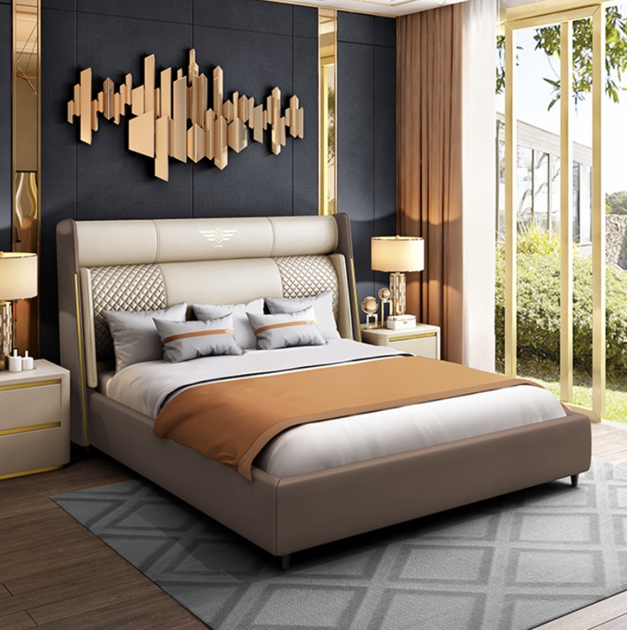 義式輕奢皮床 AOZ-M102