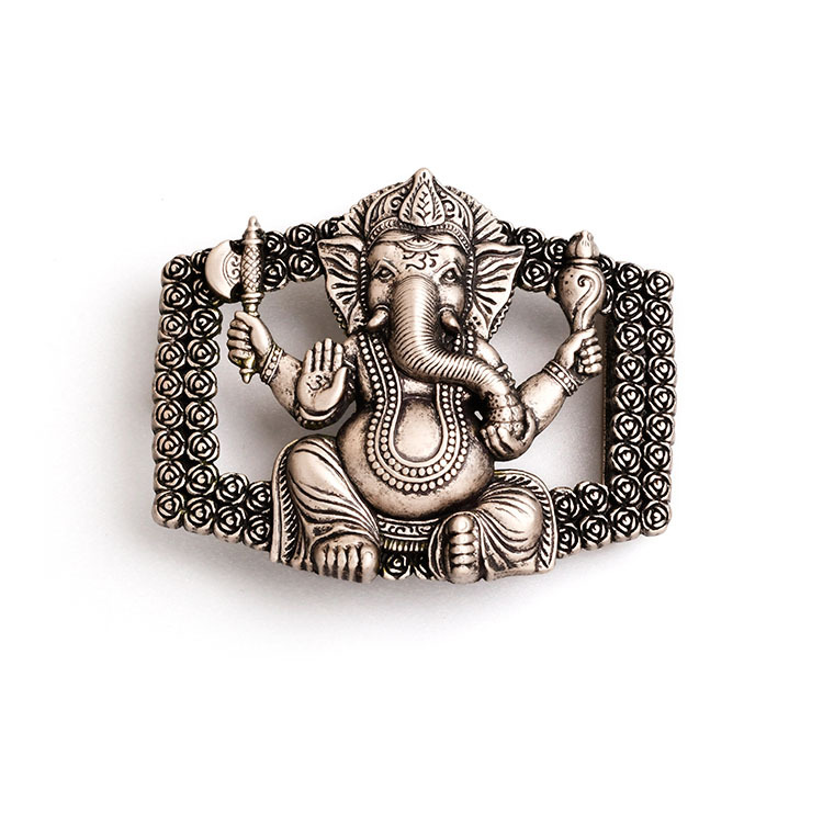 印度神話系列之迦尼薩 造型皮帶扣 / 皮帶頭 - 現貨