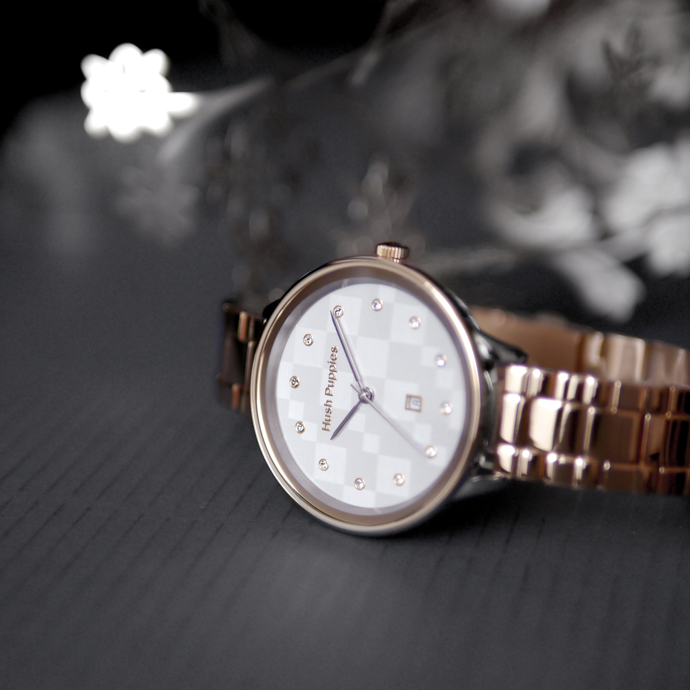 Signature 幾何閃耀時尚女錶