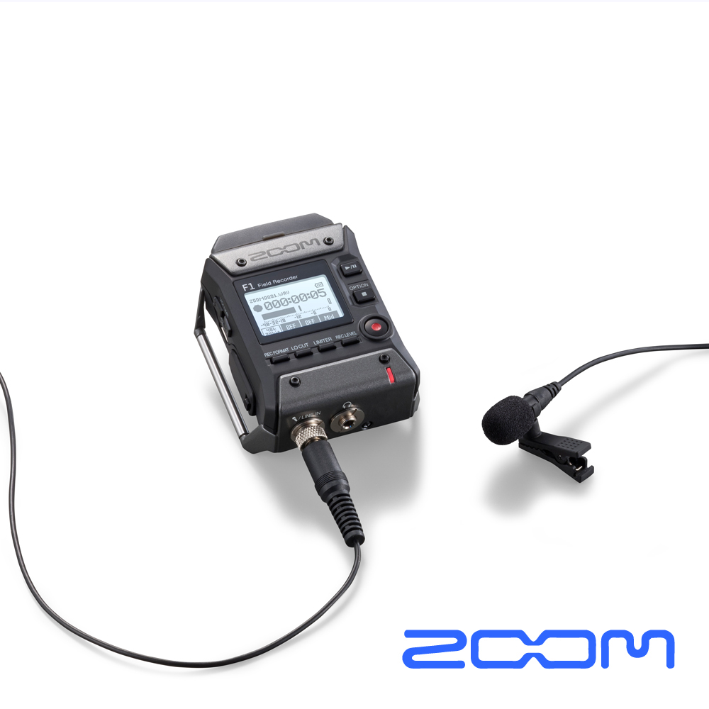 Zoom ZOOM F1-LP 多軌錄音座 (附領夾式麥克風組) 第 2 張圖片｜三峽麥克風