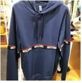 [S] MOSCHINO TAPE SWEATSHIRT, NAVY, 1T1751-8112-0290 (SM383)