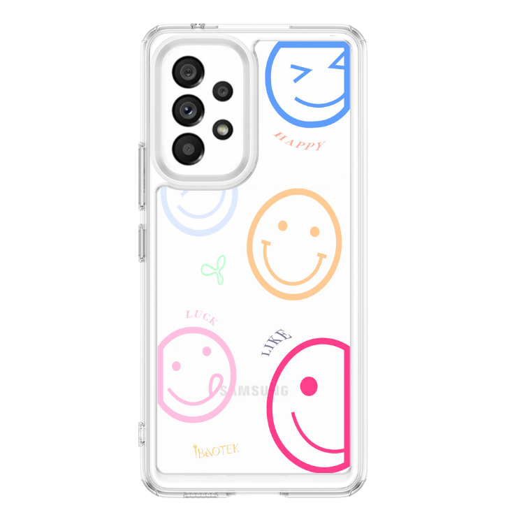 Samsung A53 手機防摔殼繽紛笑臉