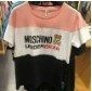 [S] MOSCHINO UNDERBEAR LOGO TSHIRT, PINK/WHITE/BLACK, ZT1915-9003-1133 (SM389)