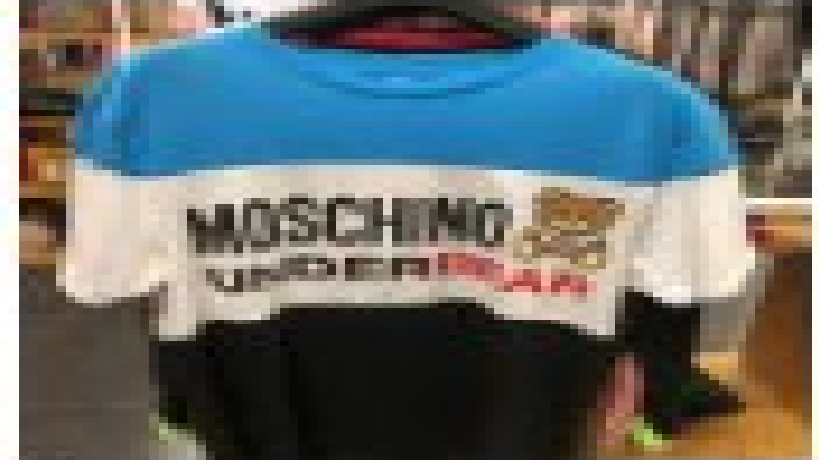 [S] MOSCHINO UNDERBEAR LOGO TSHIRT, BLUE/WHITE/BLACK, 1T1918-8103-1315 (SM390)