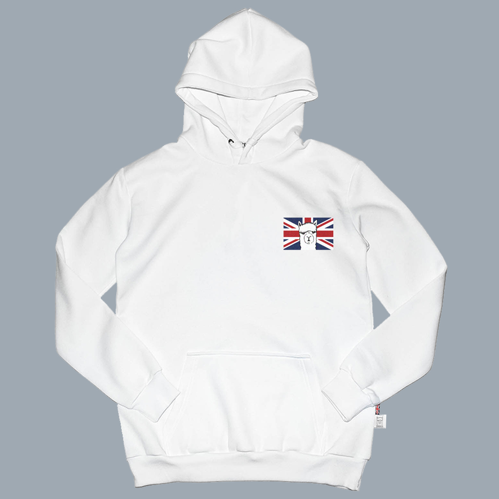 Alpaca The Union Jack 英國羊駝 高磅數長袖帽T