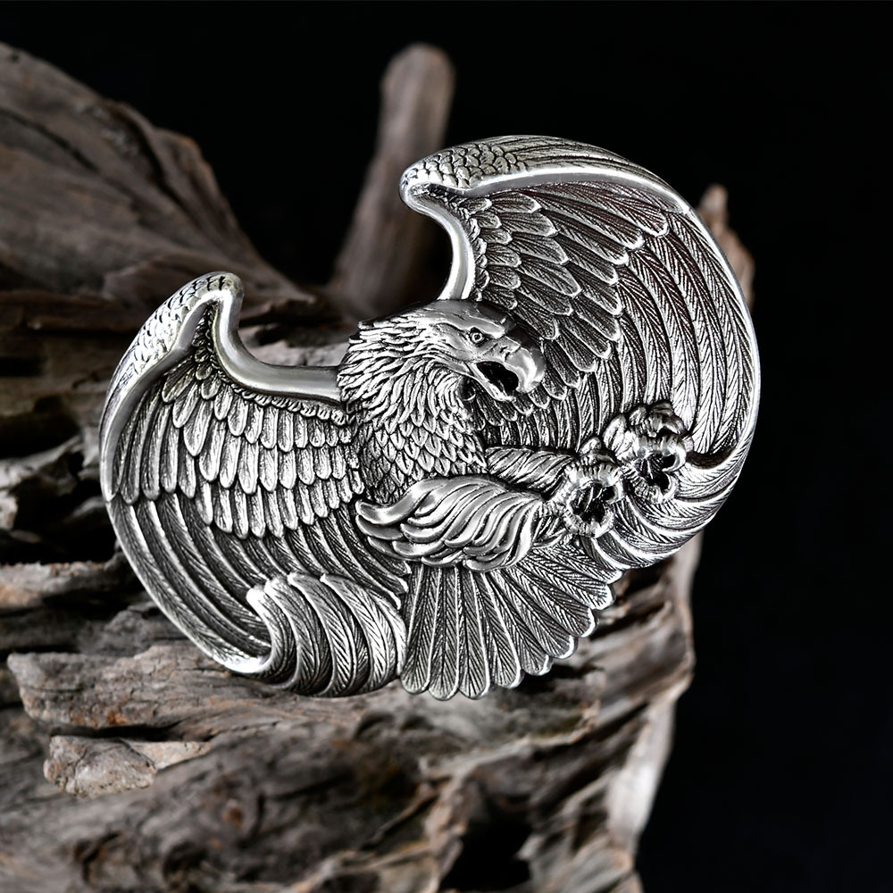 展翅雄鷹 造型皮帶扣 / 皮帶頭 - 現貨