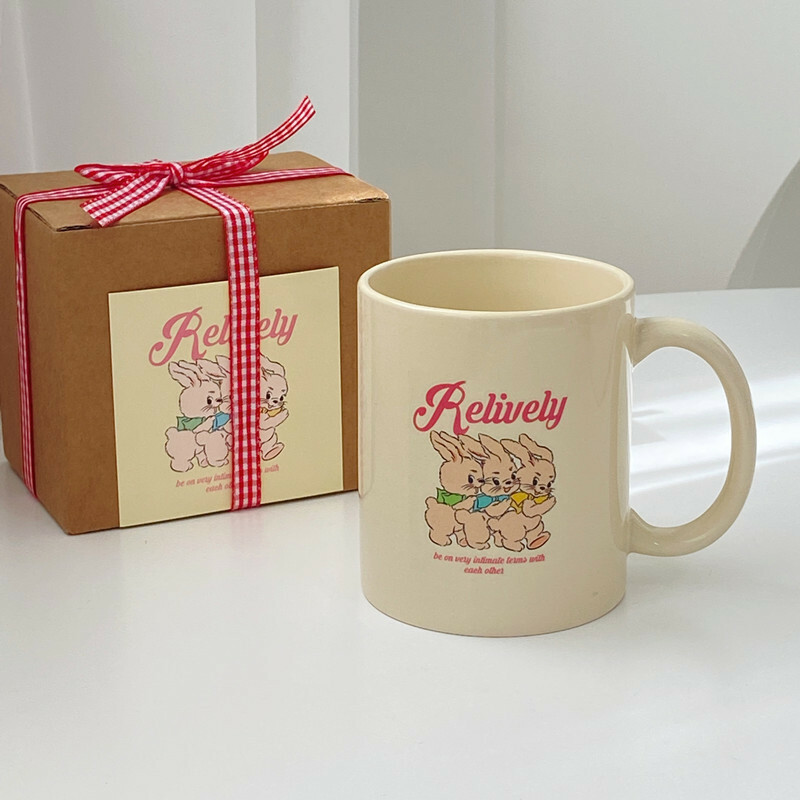 《1511》奶油色兔兔馬克杯340ml