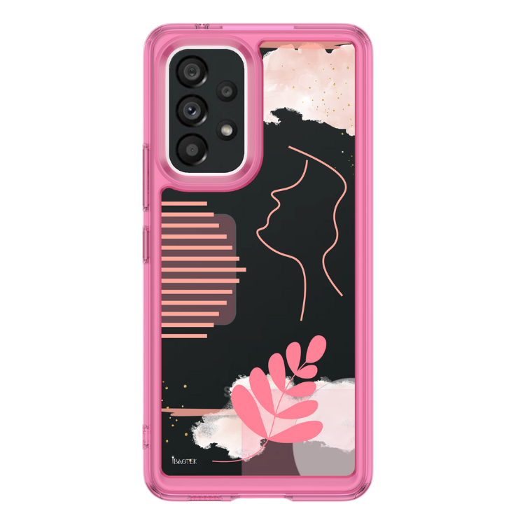 Samsung A53 手機防摔殼粉紅親吻