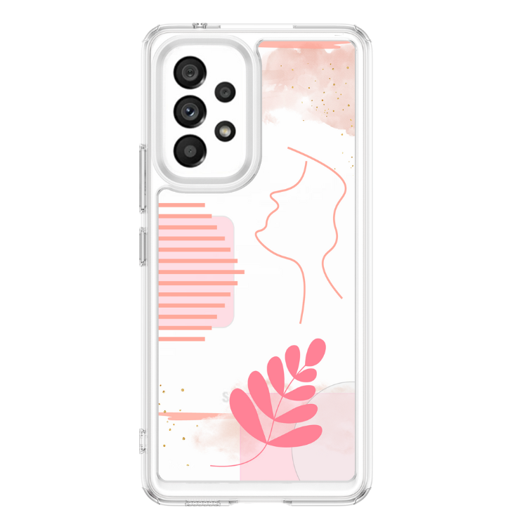 Samsung A53 手機防摔殼粉紅親吻