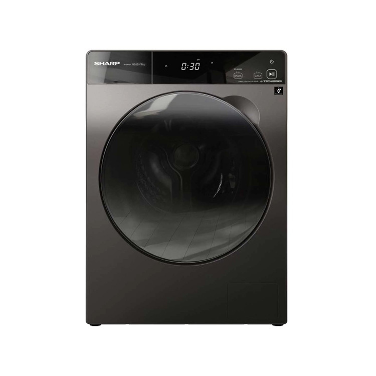 Sharp 聲寶 前置式洗衣乾衣機 (10.5kg/7kg, 1400轉/分鐘) ES-WD1050K-B