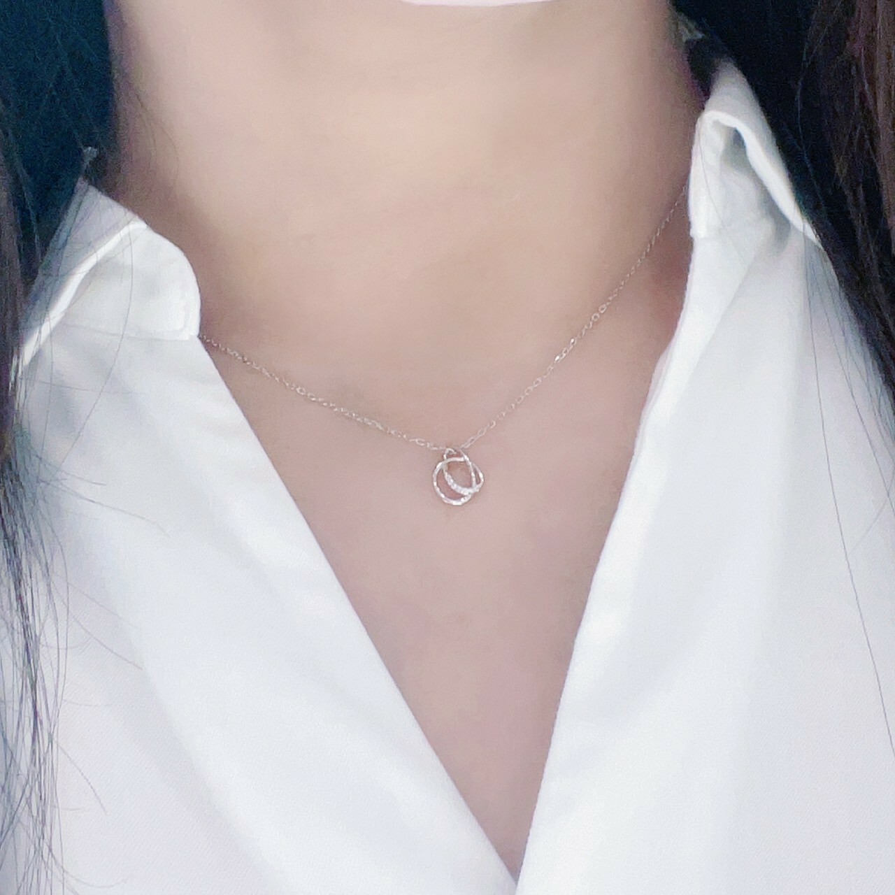 甜圈物語 純銀鎖骨項鍊