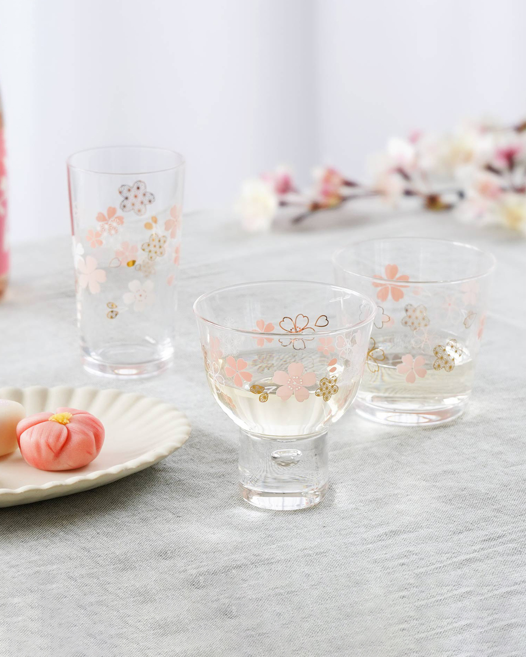 櫻花吉祥和紋 小酒杯｜東洋佐佐木