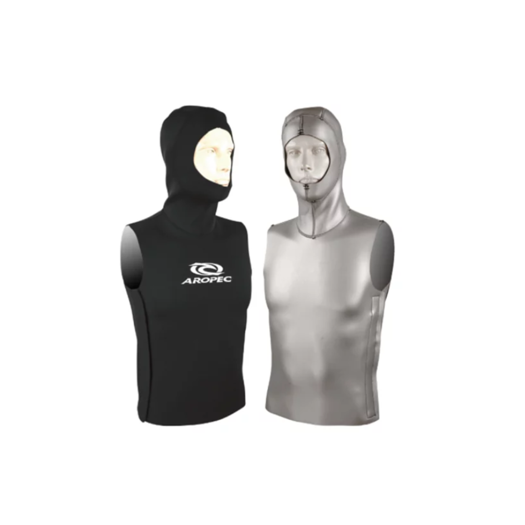 Aropec 2mm 全鈦金屬頭套背心 HDVT-V22-1M-2mmN/NSS