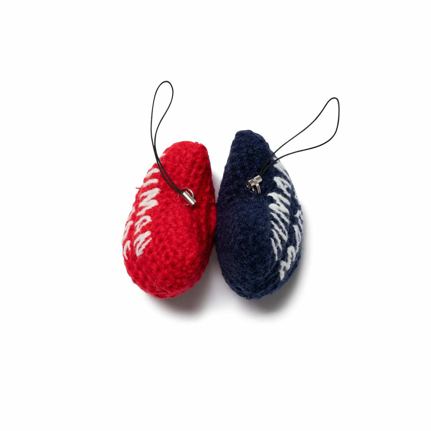 2022AW HUMAN MADE CROCHETED HEART 愛心聖誕吊飾鑰匙圈一組兩個