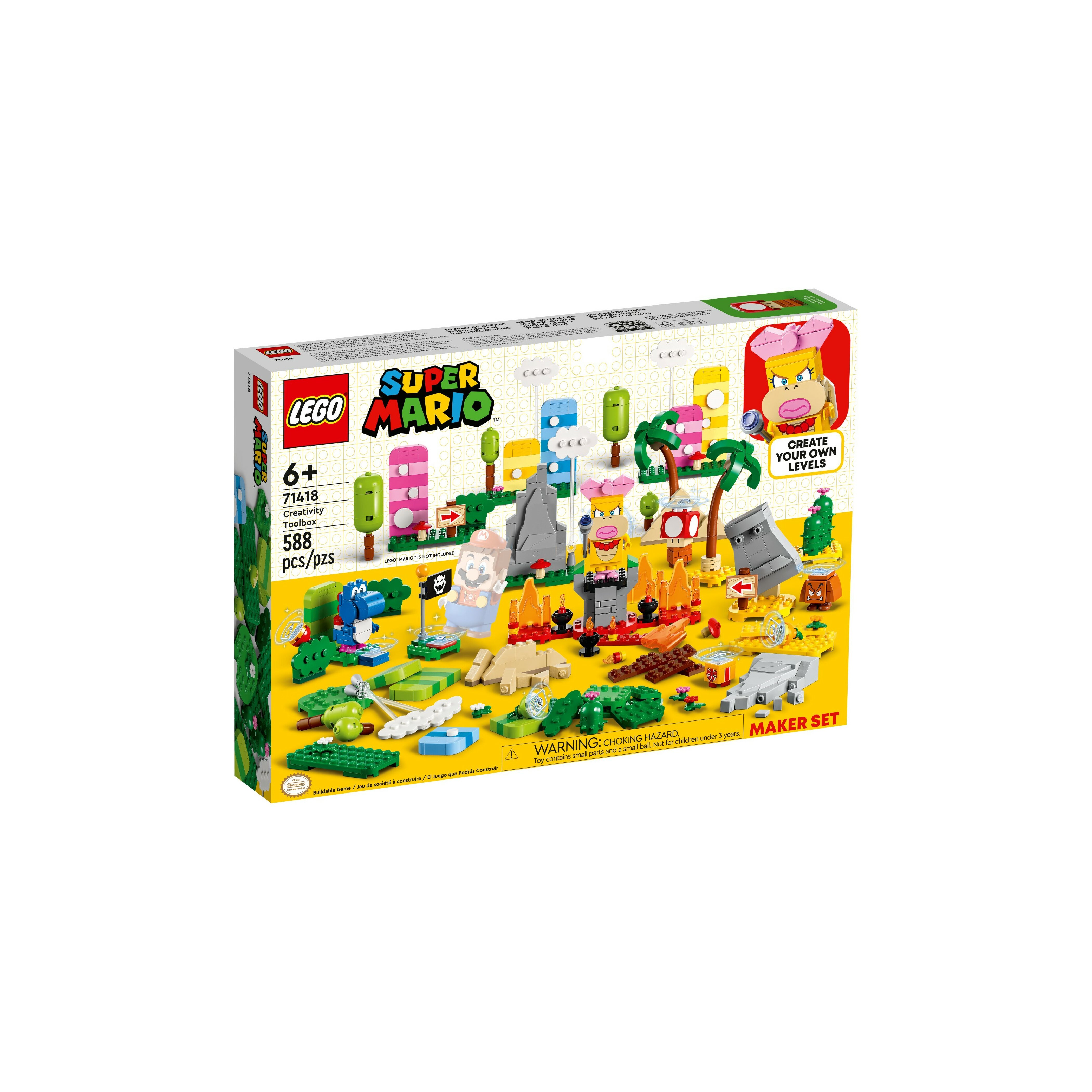 ONページ Creativity Toolbox Maker Set 71418 | LEGO® Super Mario™ | Buy