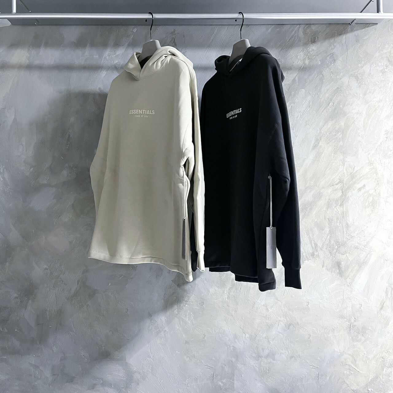 FOG Essentials 植絨小字LOGO 寬版帽T Relaxed Hoodie