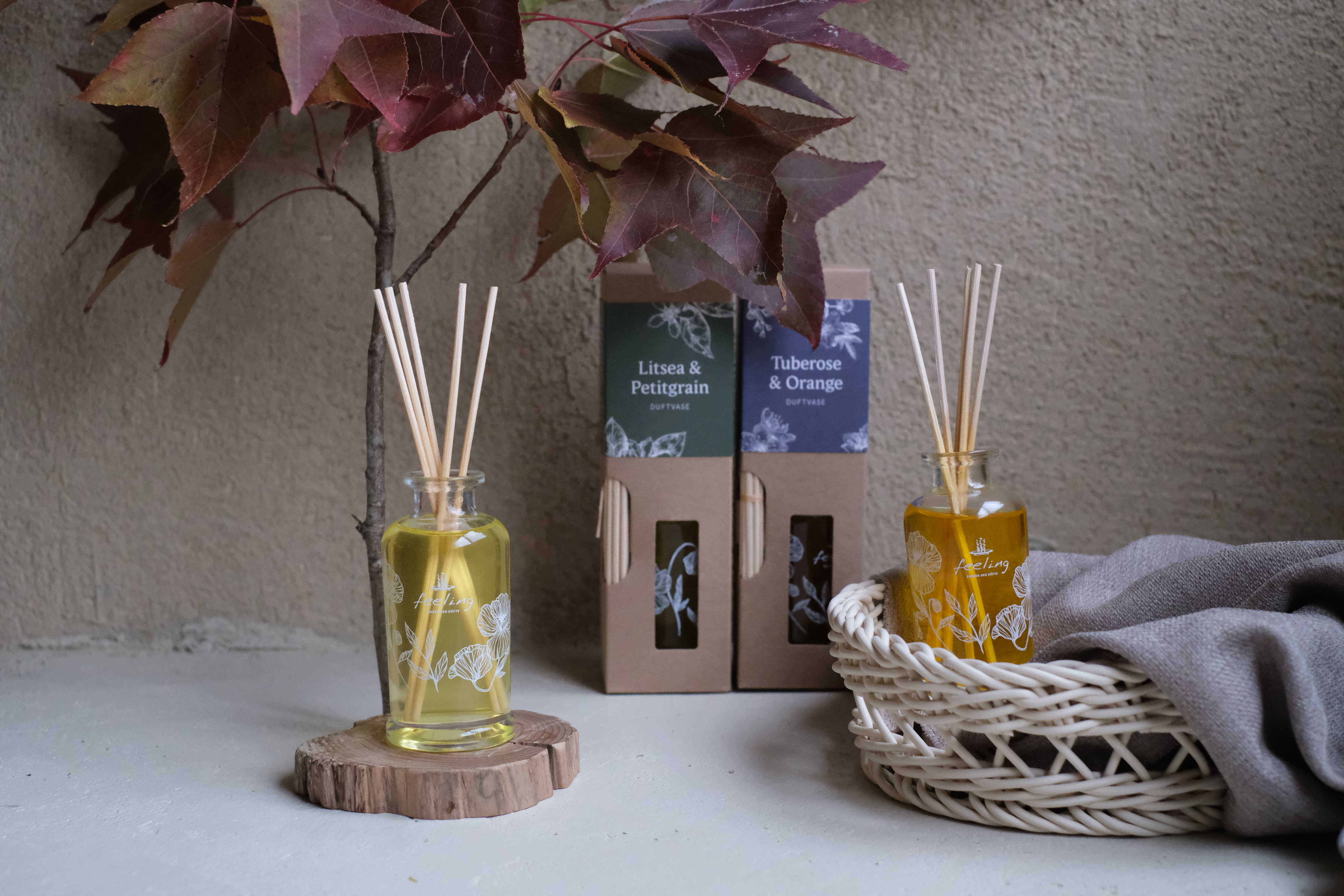 空間擴香 | 日光系．花草圖騰擴香瓶  *二款