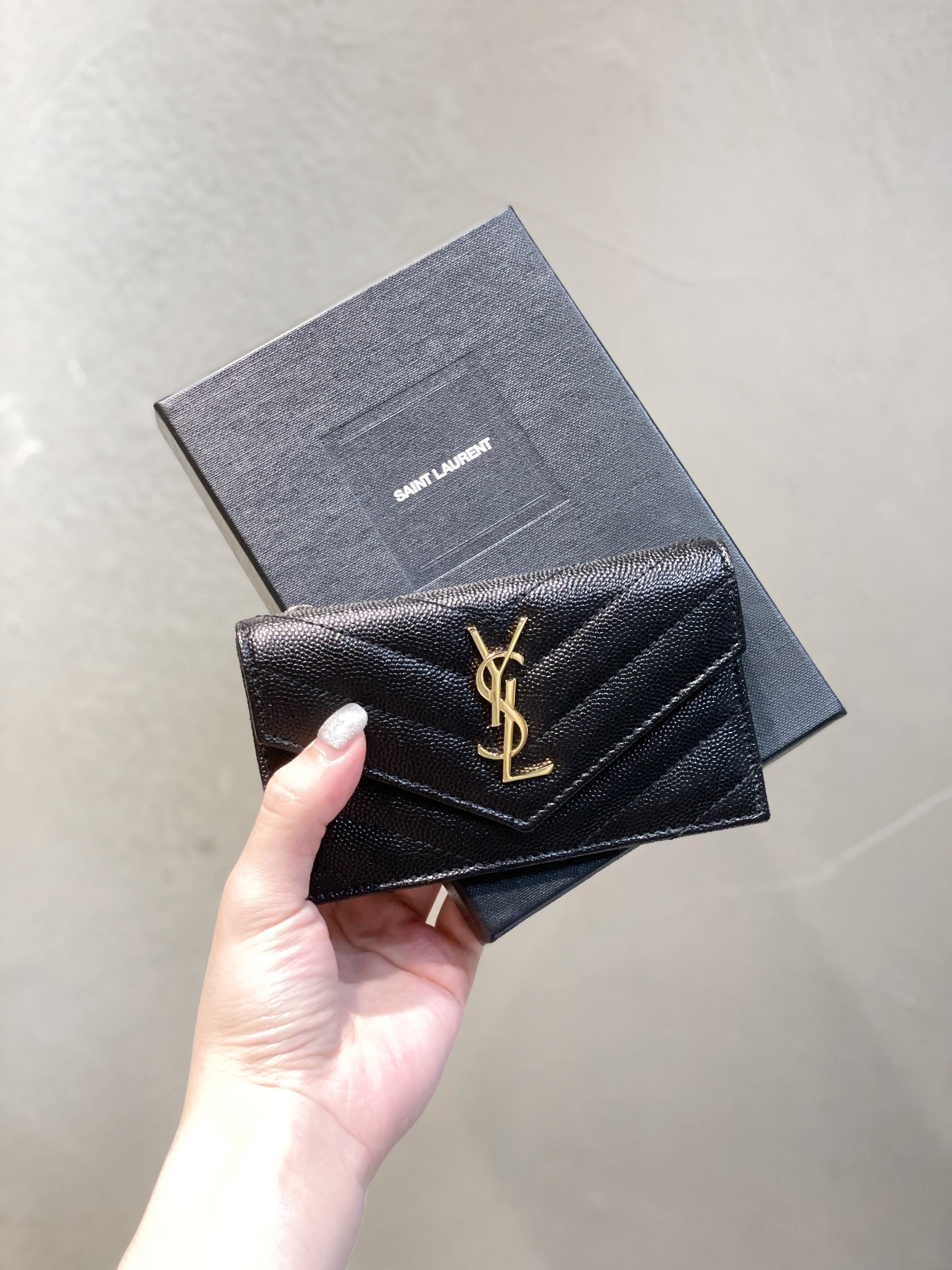YSL Cassandre Flap Card Case