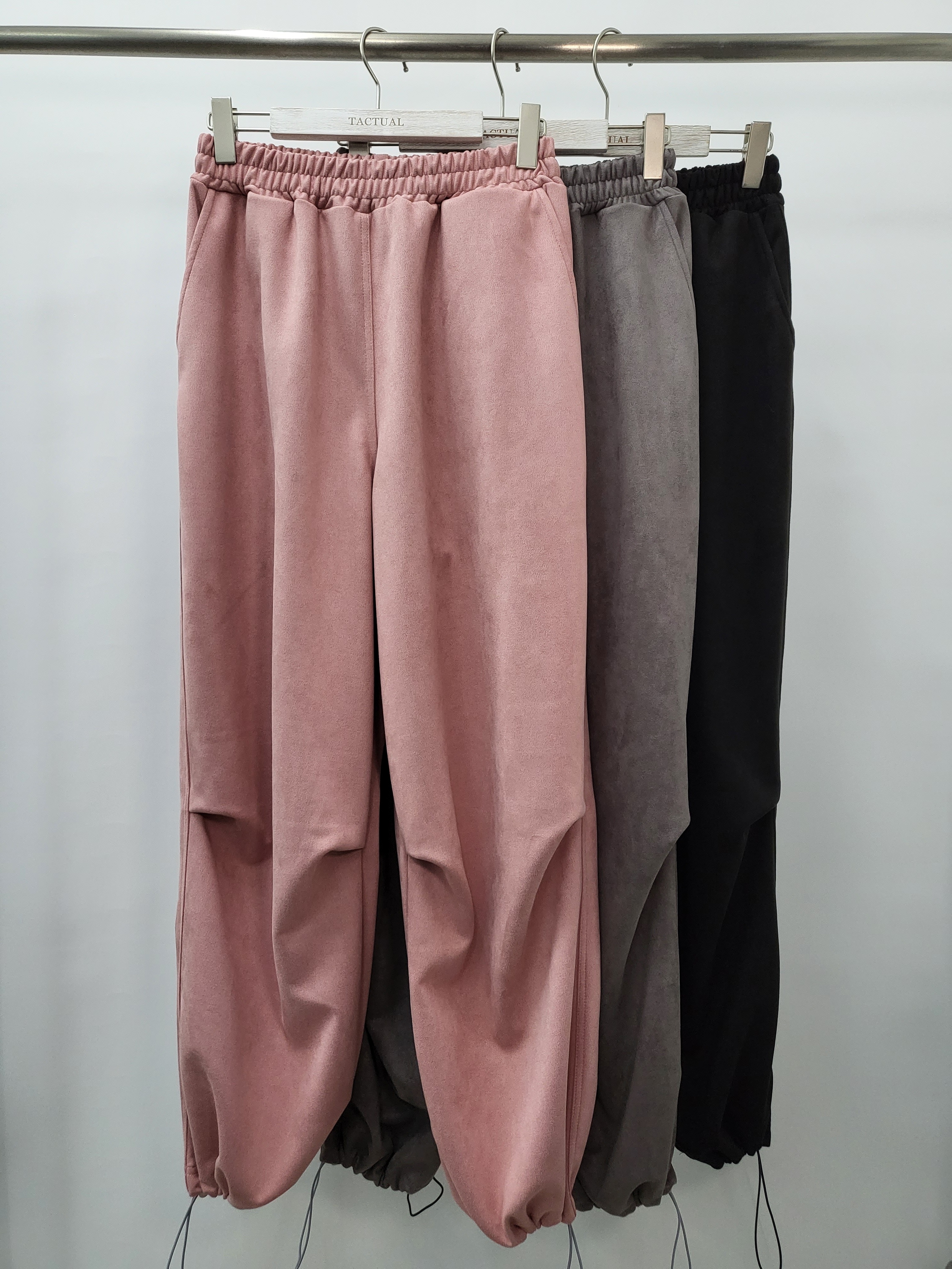 猄絨面可束腳鬆身褲 P2167