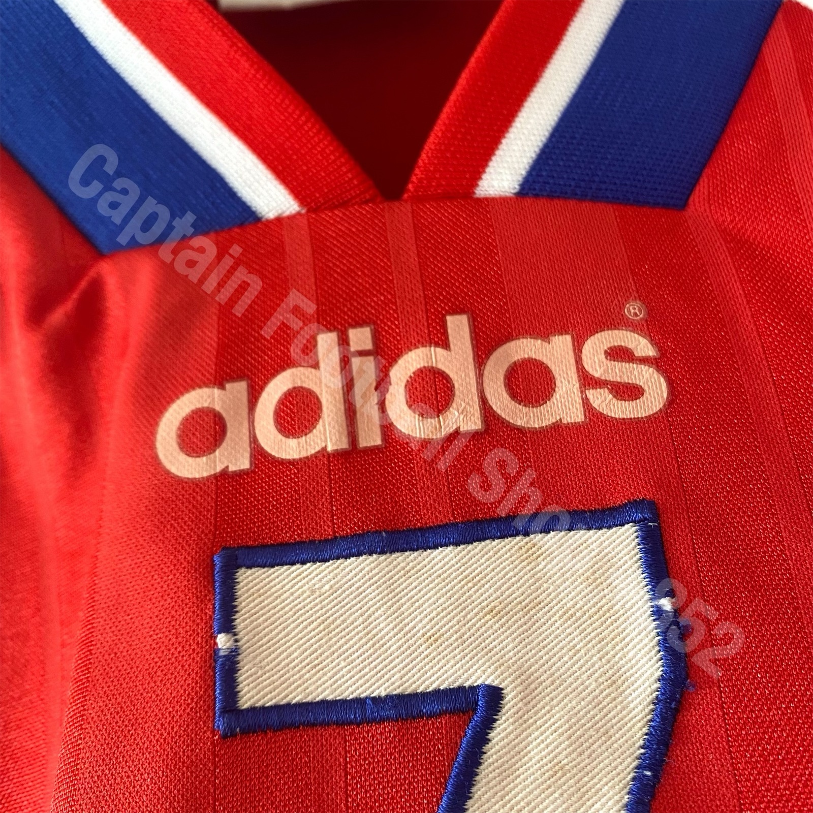 南華足球隊1994 Adidas 主場球衣#7 歐偉倫香港隊