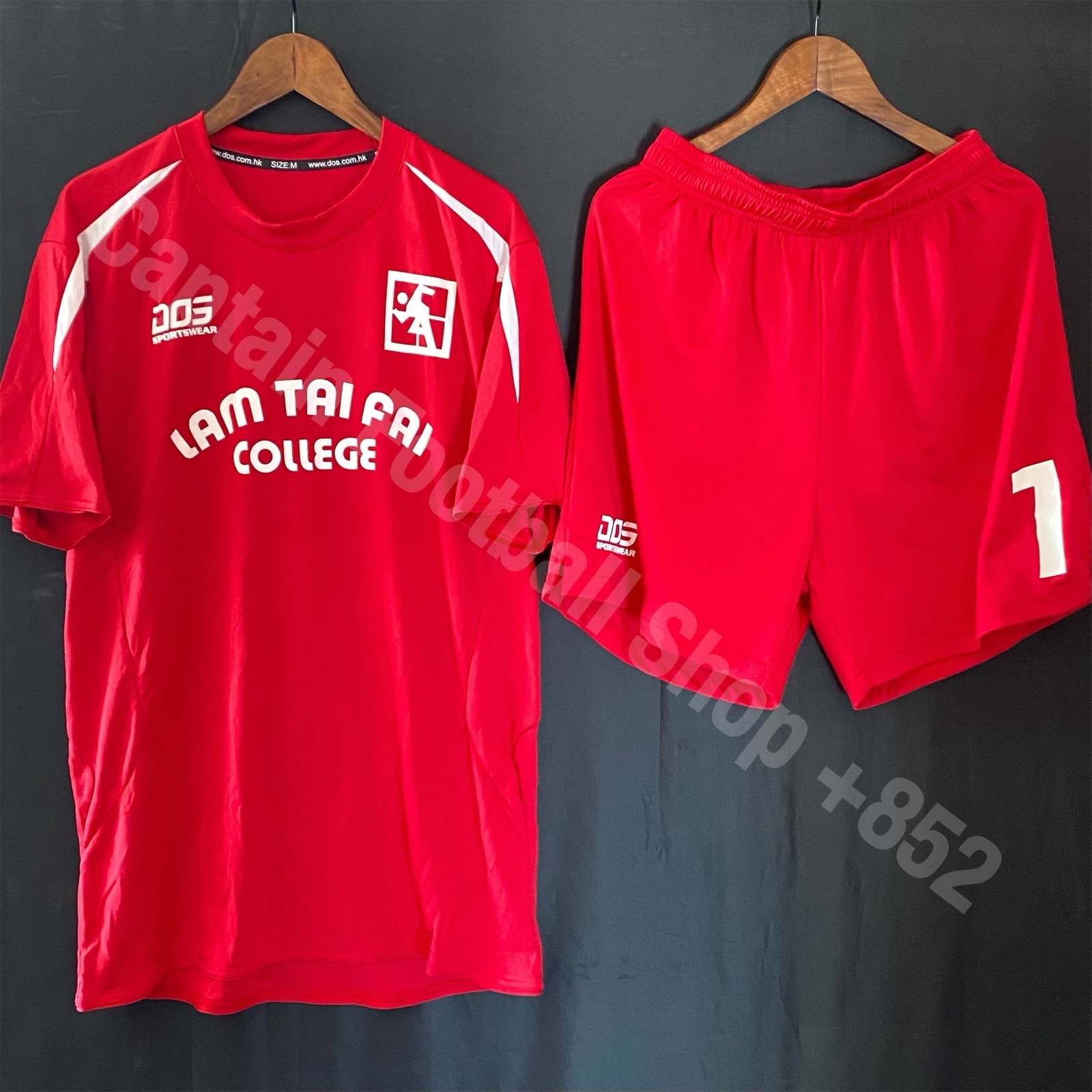 (Match Worn) Sha Tin 2009-2010 DOS Home Match Worn Shirt #7