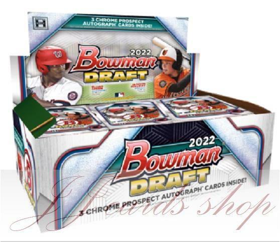 MLB 2022 Bowman Draft HOBBY JUMBO 棒球卡卡盒( 每盒平均有3張簽名