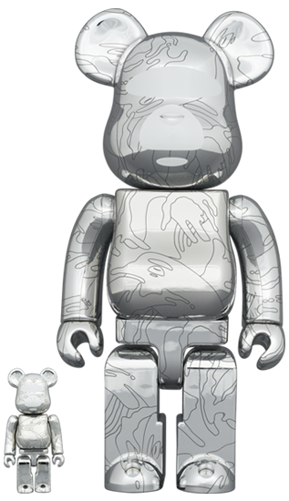 良質  100%+400% Anniv 10th APE(R) BATHING A BY AAPE BE@RBRICK その他