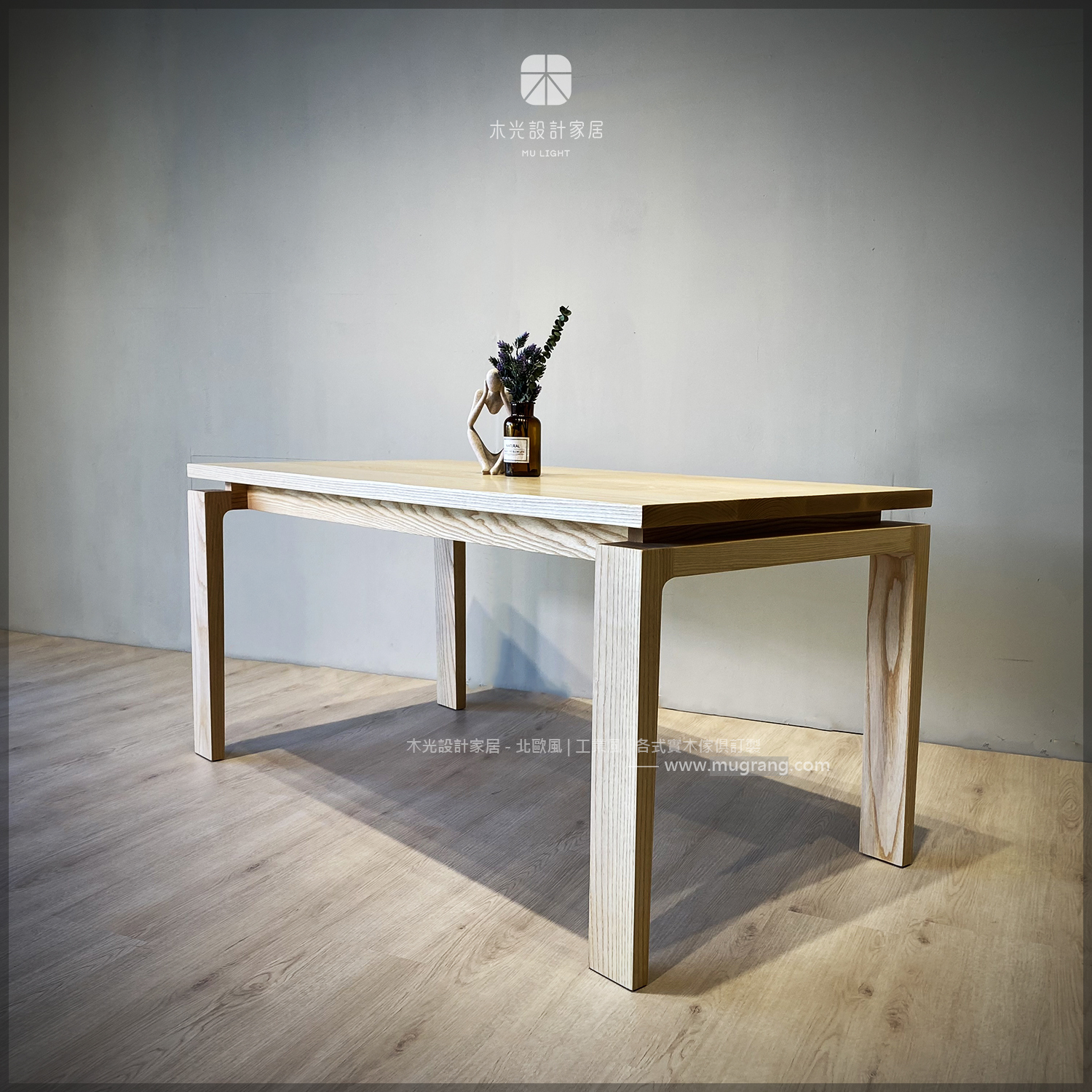 台灣製- Clint-日式經典四角實木方桌|可訂製