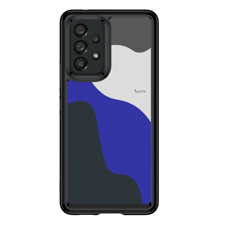 Samsung A53 手機防摔殼深藍幾何