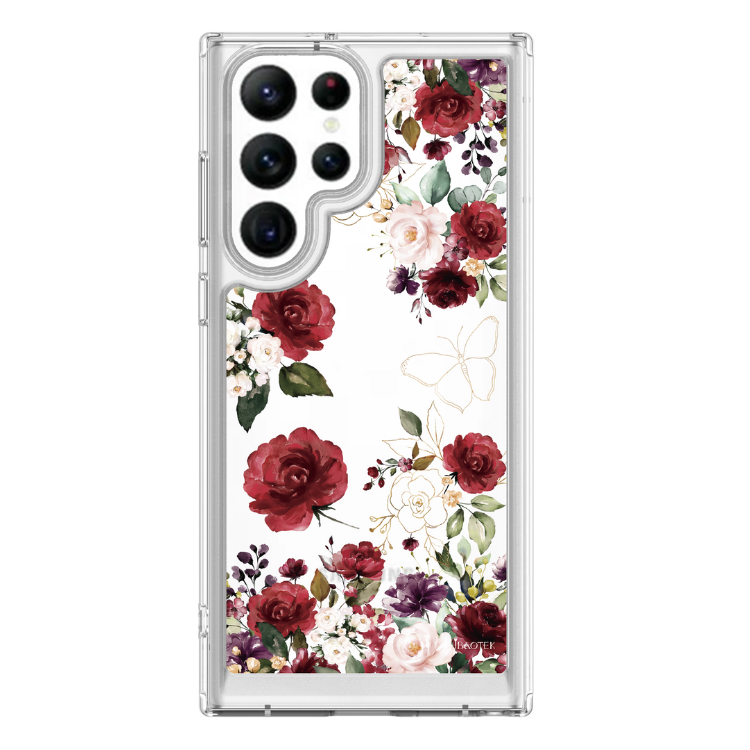 Samsung  S22 Ultra 手機防摔殼皇室花園