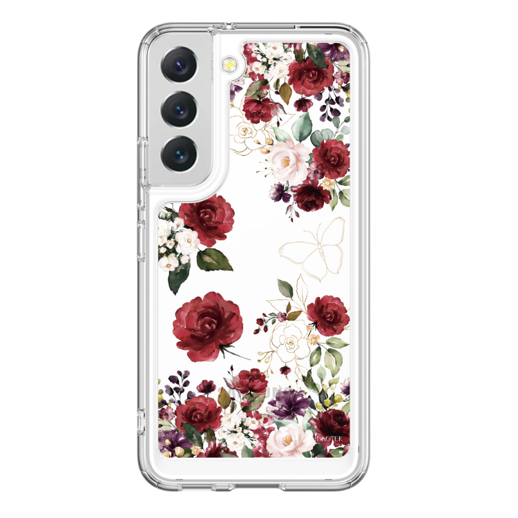 Samsung  S22+ 手機防摔殼皇室花園