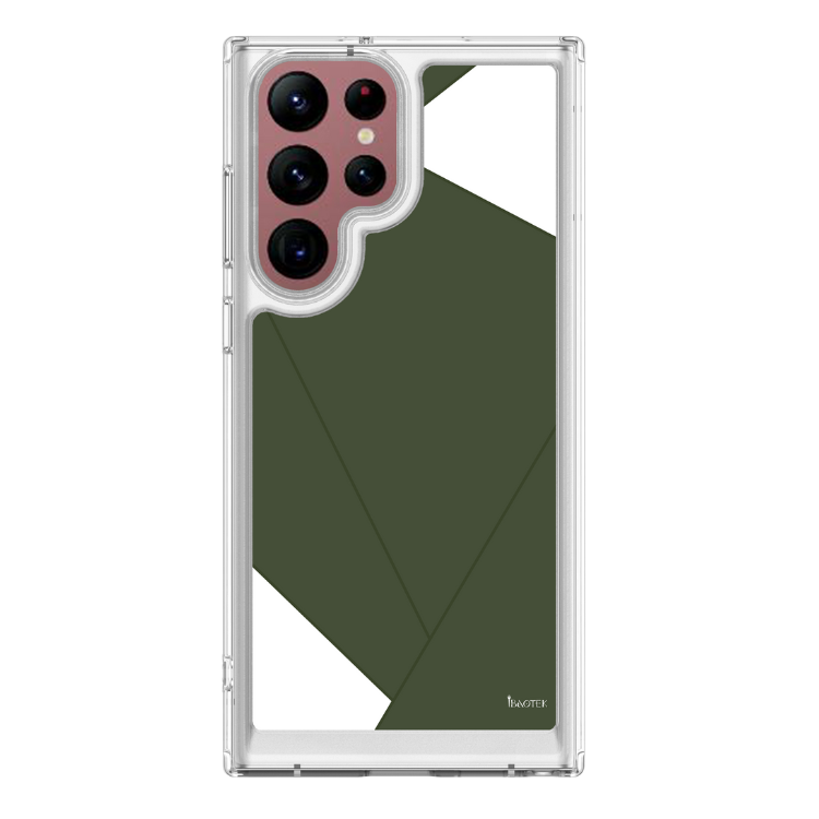 Samsung  S22 Ultra 手機防摔殼軍綠鎧甲