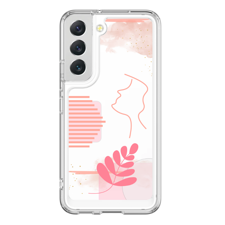 Samsung  S22+ 手機防摔殼粉紅親吻