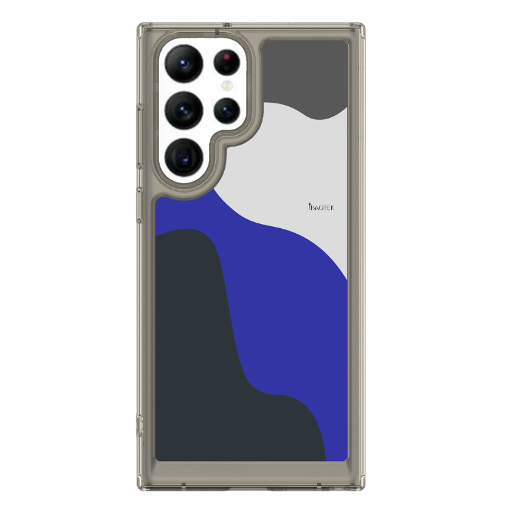 Samsung  S22 Ultra 手機防摔殼深藍幾何