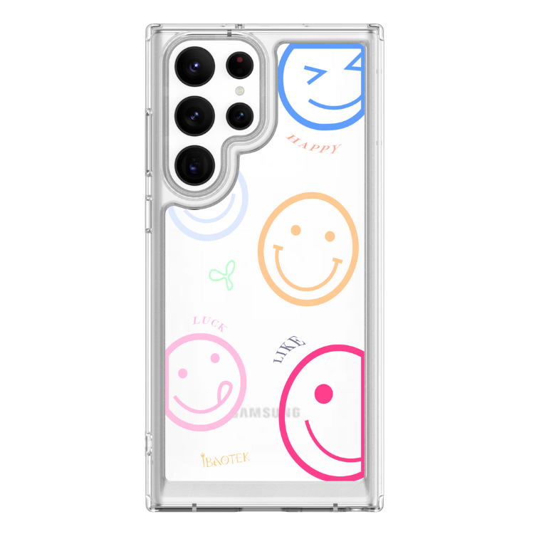 Samsung  S22 Ultra 手機防摔殼繽紛笑臉