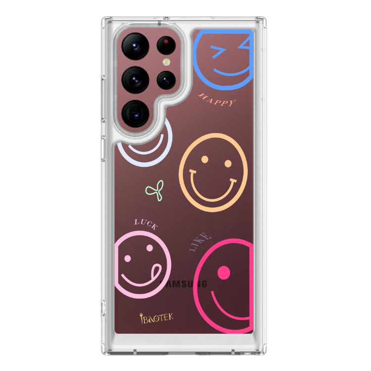 Samsung  S22 Ultra 手機防摔殼繽紛笑臉