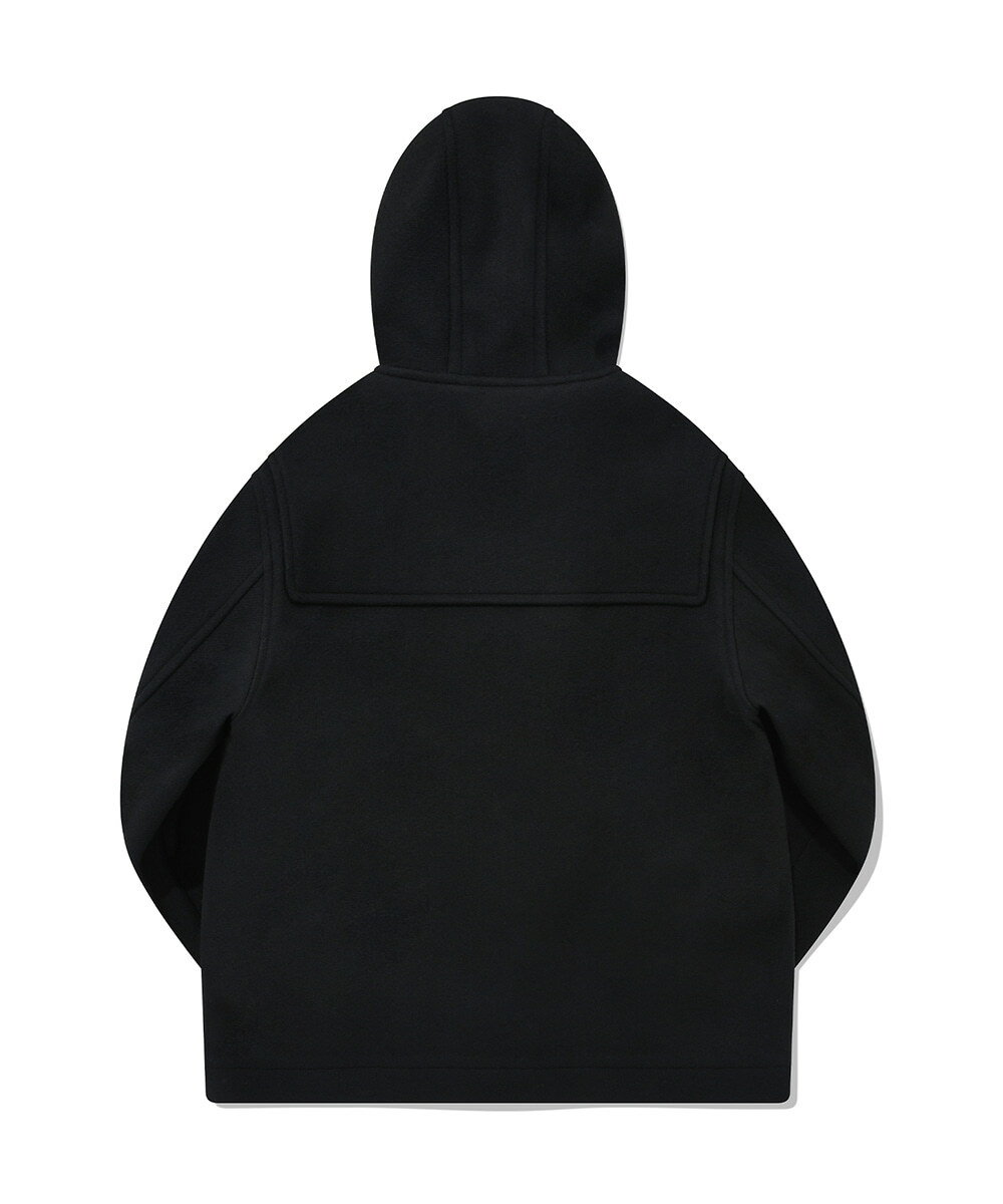 COVERNAT  羊毛 半身 粗毛呢 大衣 外套 黑色