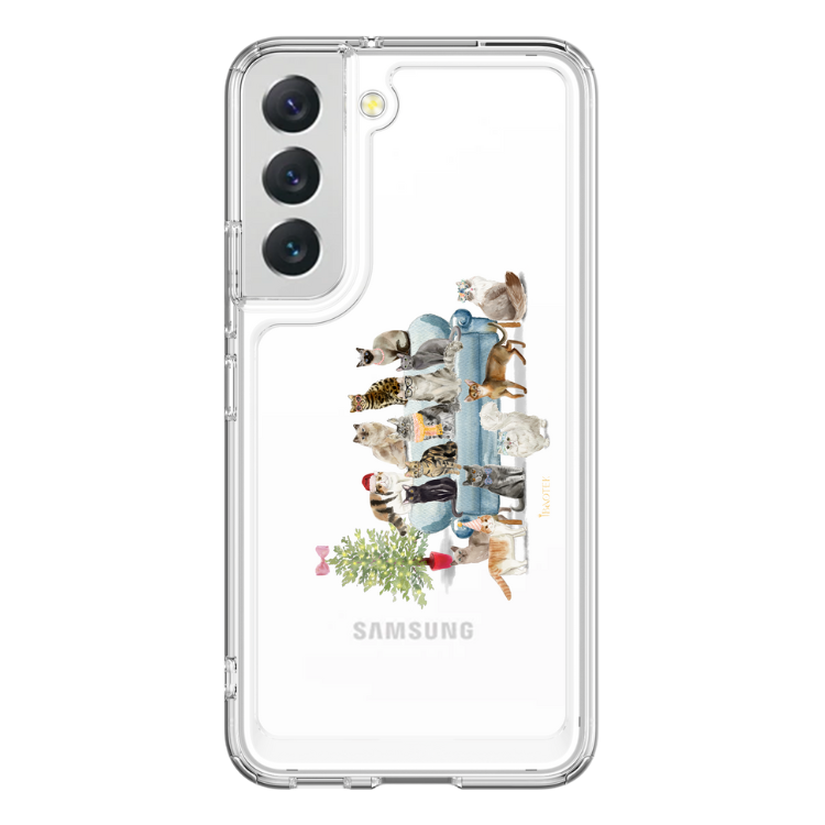 Samsung  S22+ 手機防摔殼喵之聚會