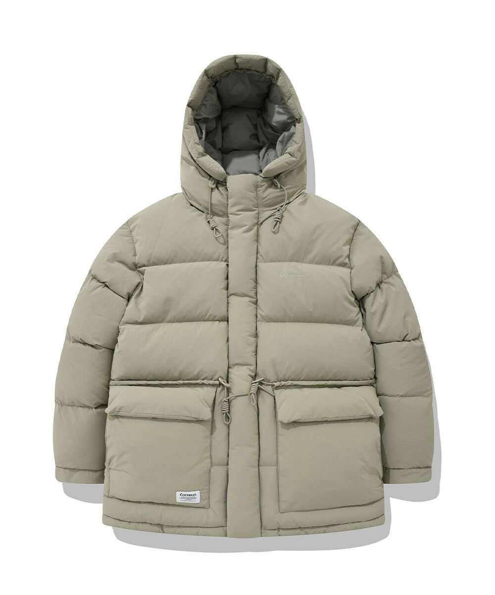 COVERNAT RDS Mountain 羽絨連帽外套 大衣 卡其色