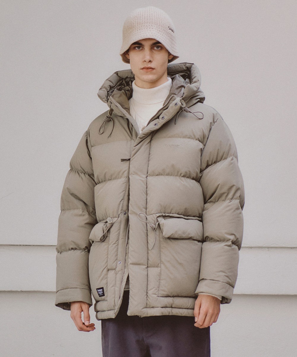 COVERNAT RDS Mountain 羽絨連帽外套 大衣 卡其色