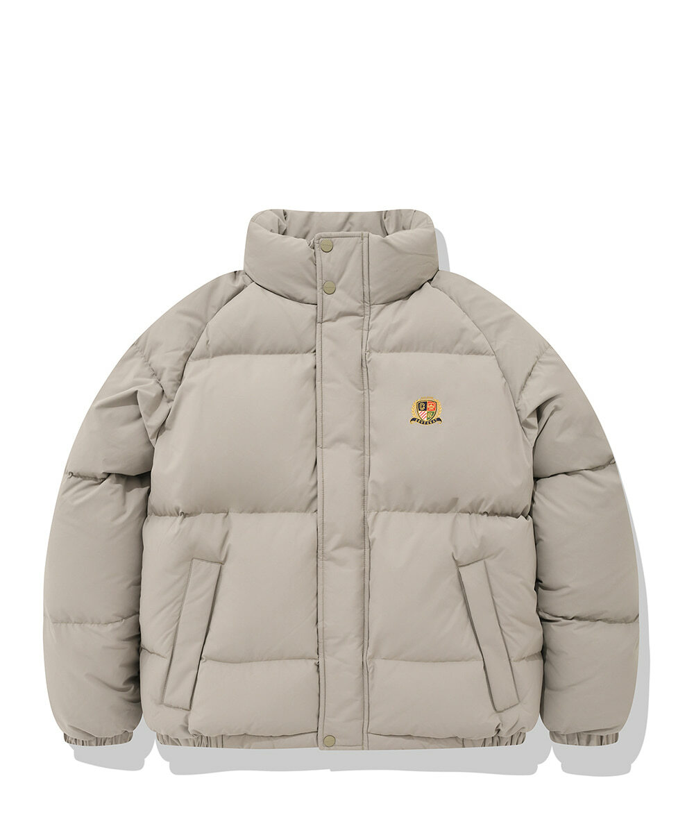 COVERNAT Preppy 羽絨短款外套 米色