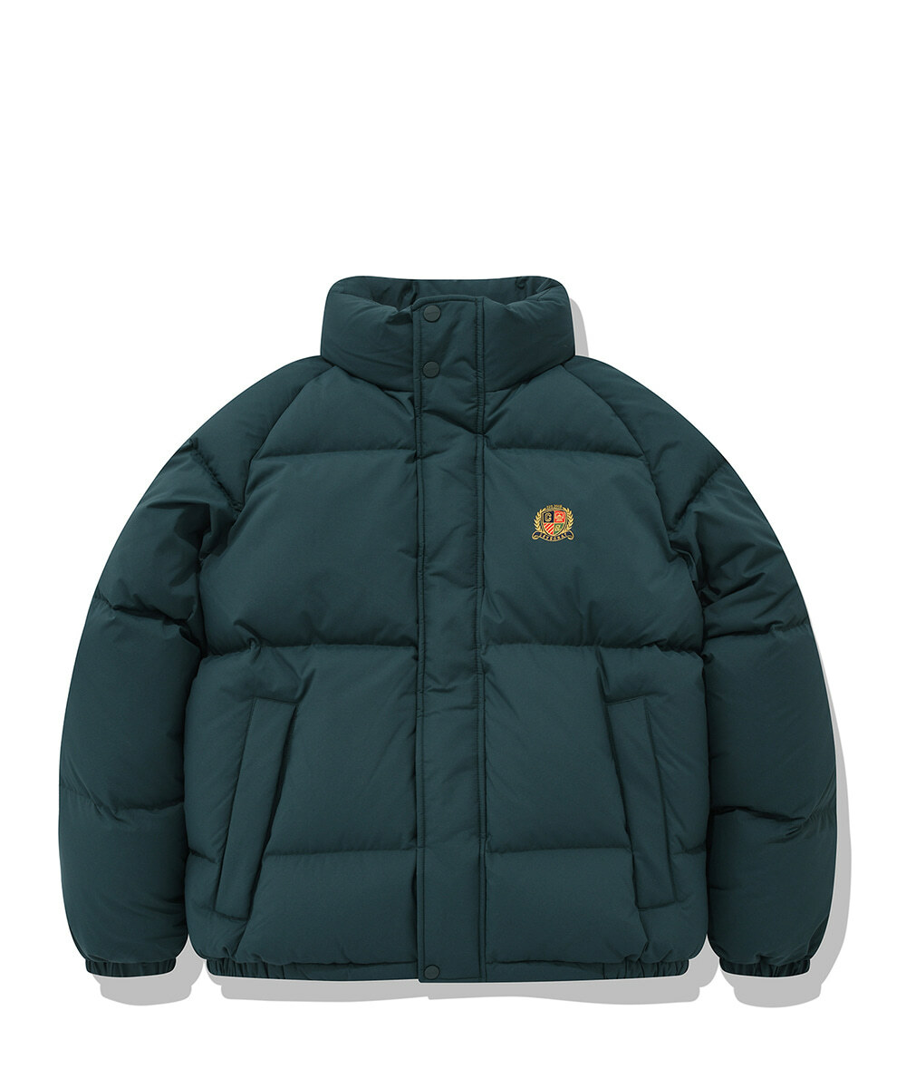 COVERNAT Preppy 羽絨短款外套 綠色