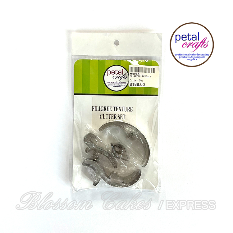 Petal Crafts Filigree Texture Cutter Set, Set of 5