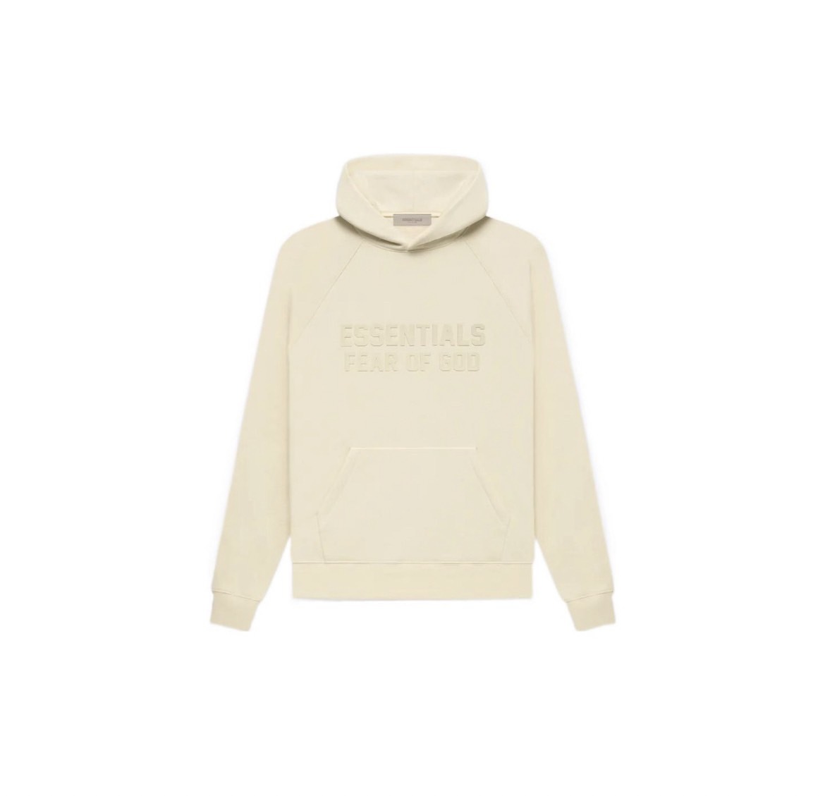 FOG ESSENTIALS  新款 植絨 大字LOGO 奶油色帽T