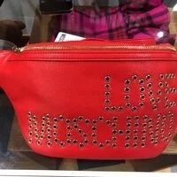 [S] LOVE MOSCHINO WOMAN WAIST PACK,RED, 68574900003 (SLM90)