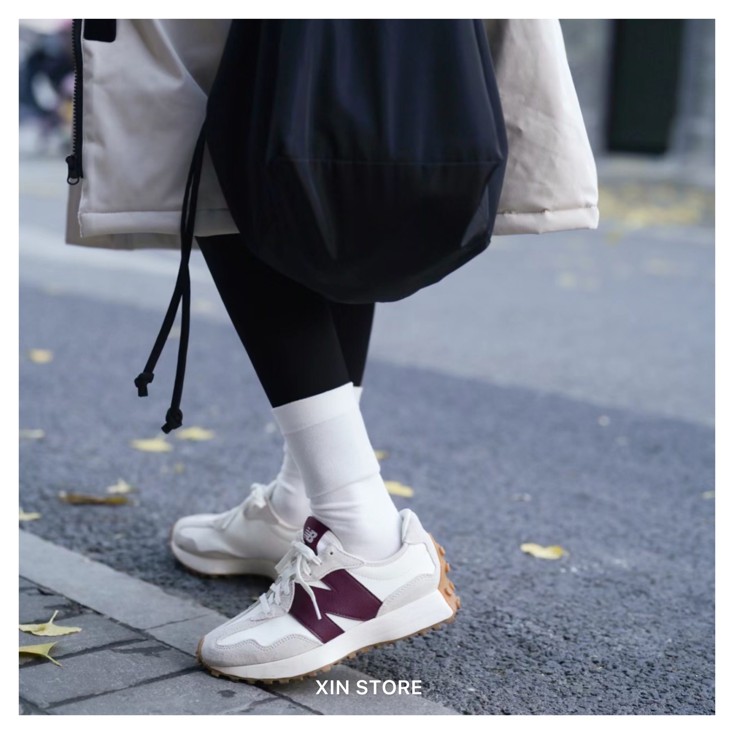 【現貨】New Balance NB 327 復古 厚底 麂皮 休閒鞋 慢跑鞋 復古酒紅 #女款